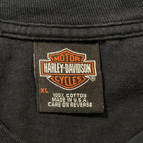 00s Harley-Davidson "FACTORY TOURS" ロングスリーブTシャツ