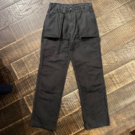10s Dickies ダックペインターパンツ / ダブルニー "BLACK"