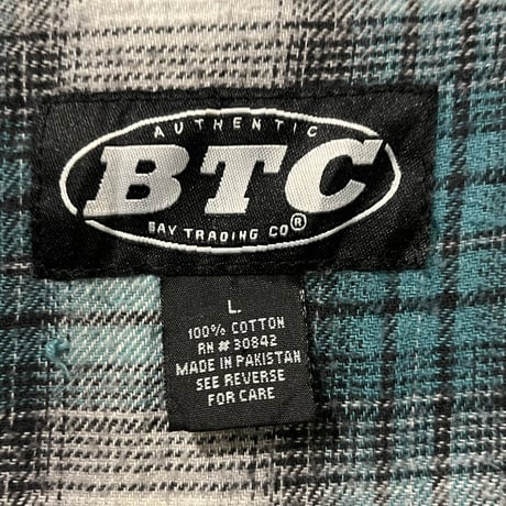 Bay Trading Co. ライトフランネルシャツ "Ombre Plaid"