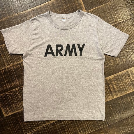 80s Champion "ARMY" プリントTシャツ