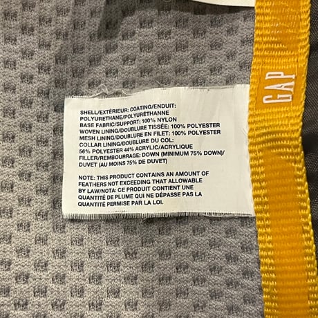 00s GAP ダウンベスト