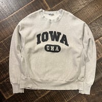 90s Lee カレッジプリントスウェット / IOWA