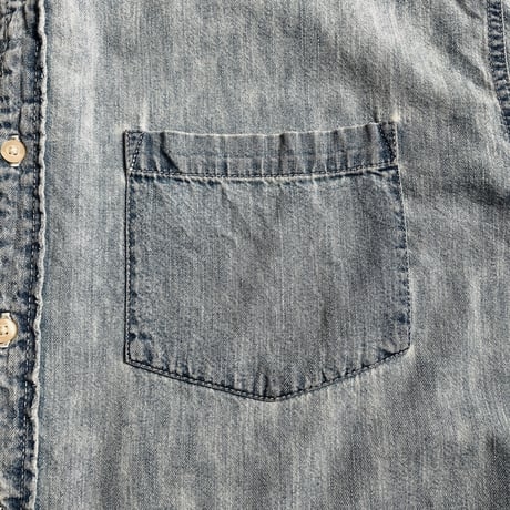 00s GAP 半袖デニムシャツ