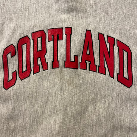 90s Champion REVERSE WEAVE 両面プリントスウェット / CORTLAND
