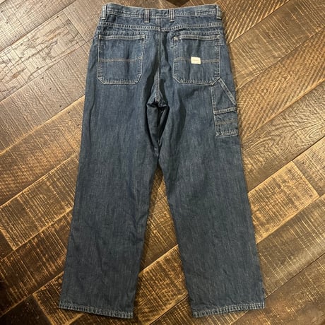 90s~ Eddie Bauer デニムペインターパンツ "Flannel Liner" W35×L32