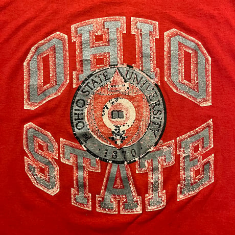80s Champion "OHIO STATE" プリントTシャツ