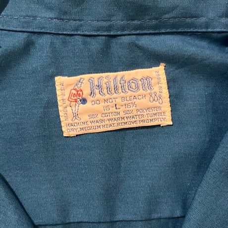 70s Hilton ボウリングシャツ