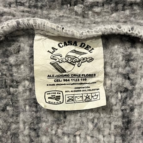 LA CASA DEL SARAPE メキシカンパーカー "Baja Hoodie"