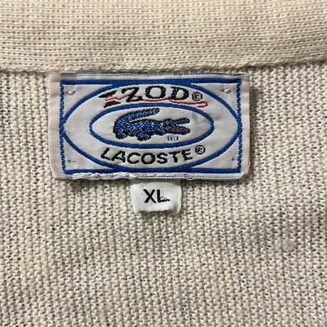 70s~ IZOD LACOSTE アクリルカーディガン