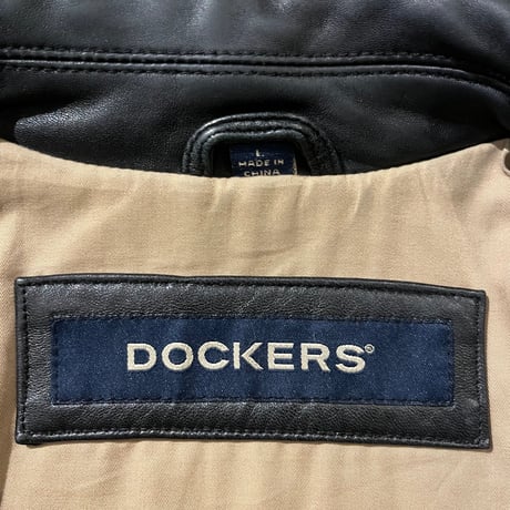 90s~ DOCKERS レザージャケット