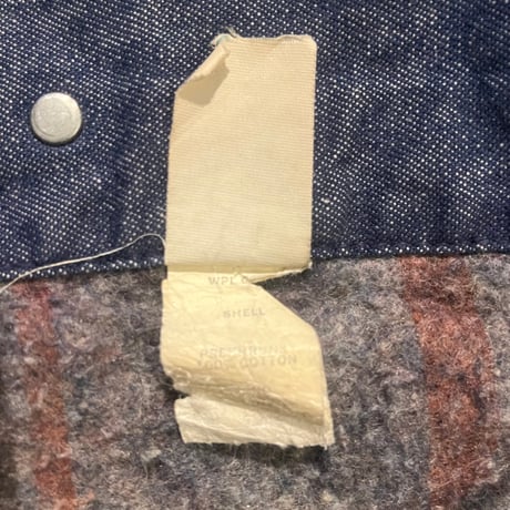 80s BIG BEN by Wrangler デニムカバーオールジャケット "Blanket Liner"