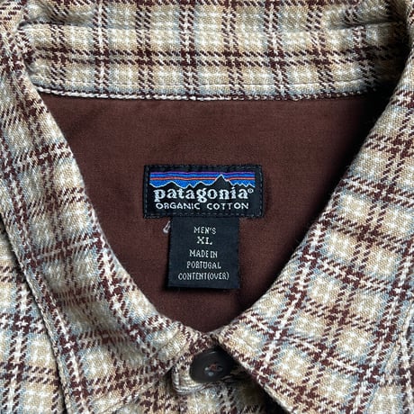 00s Patagonia ORGANIC COTTON ヘビーフランネルシャツ