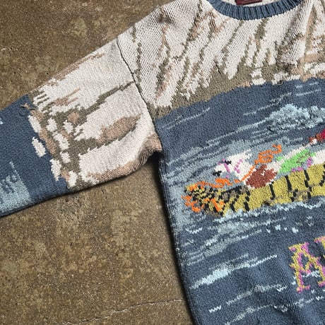 Willis & Geiger コットンニットセーター “AMAZON HEADWATERS”