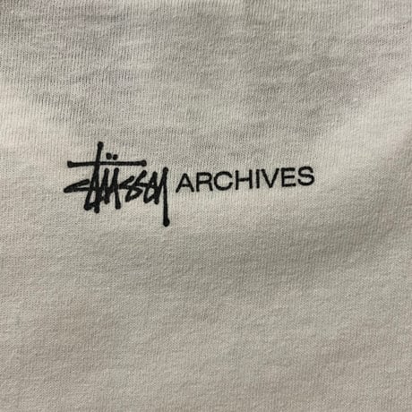 OLD STUSSY "ARCHIVES" プリントTシャツ / 銀タグ