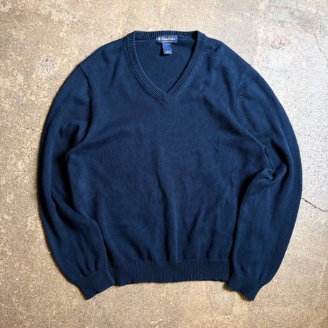 Brooks Brothers Vネックコットンセーター