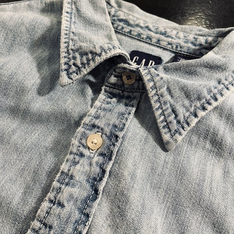 00s GAP 半袖デニムシャツ