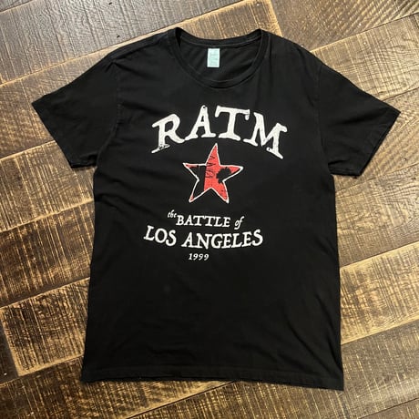 10s RAGE AGAINST THE MACHINE "The Battle of Los Angeles" バンドTシャツ