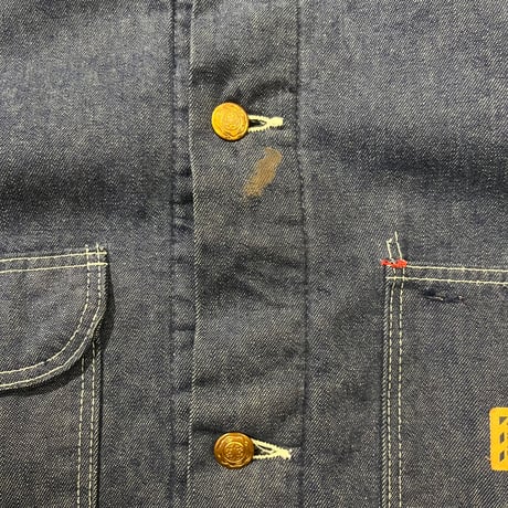 80s BIG BEN by Wrangler デニムカバーオールジャケット "Blanket Liner"