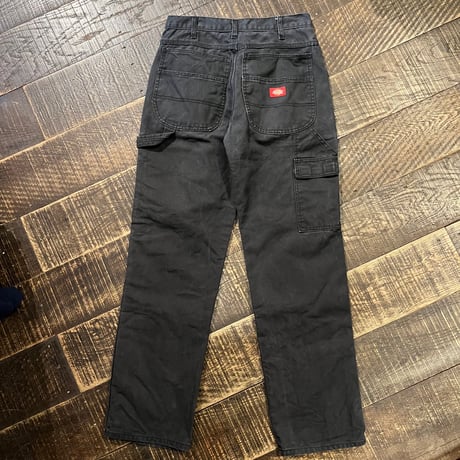 10s Dickies ダックペインターパンツ / ダブルニー "BLACK"