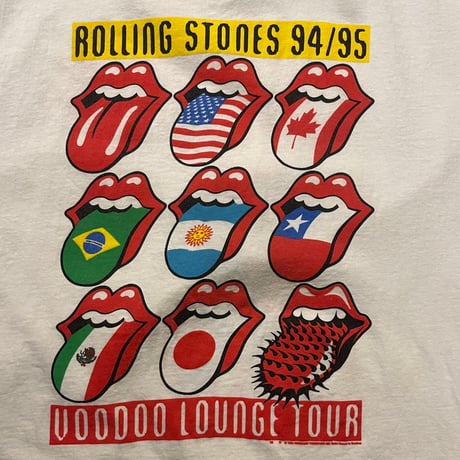 90s THE ROLLING STONES "VOODOO LOUNGE TOUR" バンドTシャツ