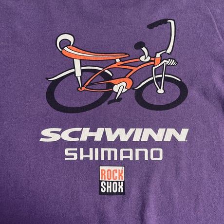 SCHWINN / SHIMANO / ROCK SHOX プリントTシャツ