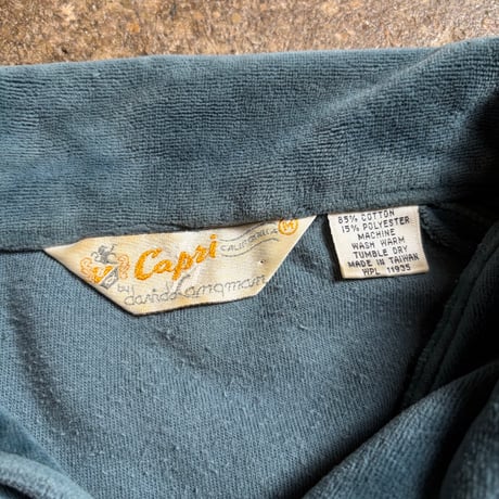 70s Capri ベロアシャツ