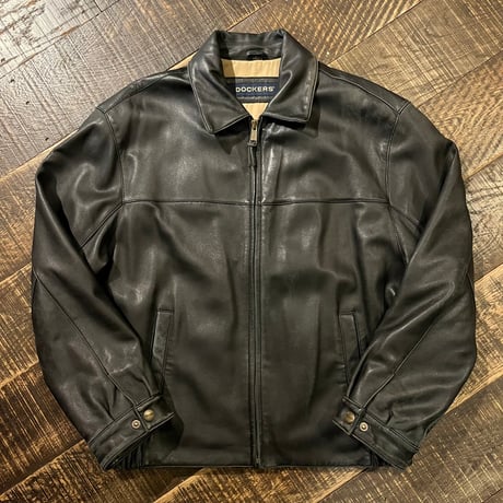 90s~ DOCKERS レザージャケット