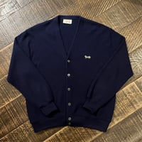 80s JCPenney "The Fox Sweater" アクリルニットカーディガン