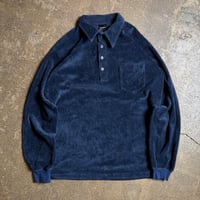 70s campus ベロアシャツ
