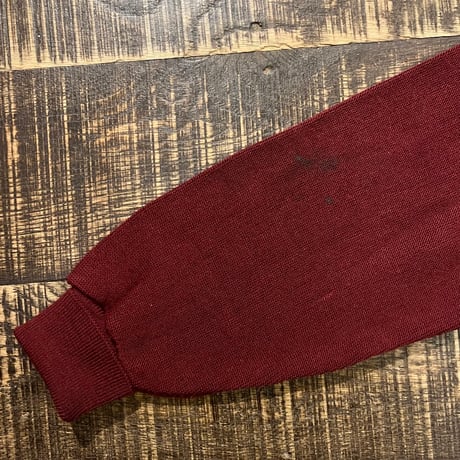 80s IZOD アクリルニットカーディガン