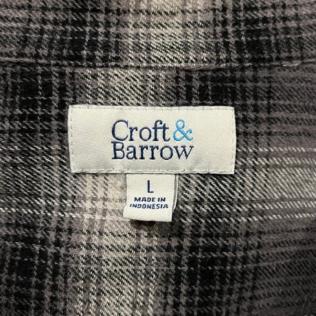 Croft & Barrow ライトフランネルシャツ / "Ombre Plaid"