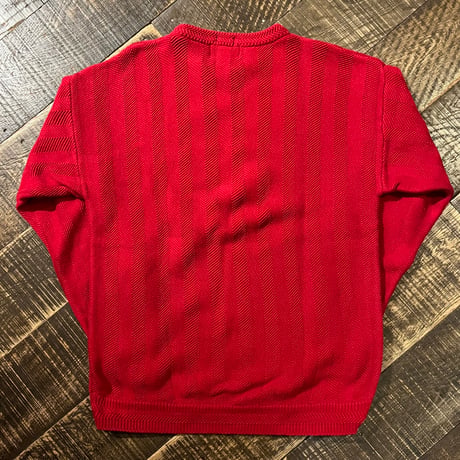 CHAPS RALPH LAUREN コットンニットセーター "HAND FRAMED"
