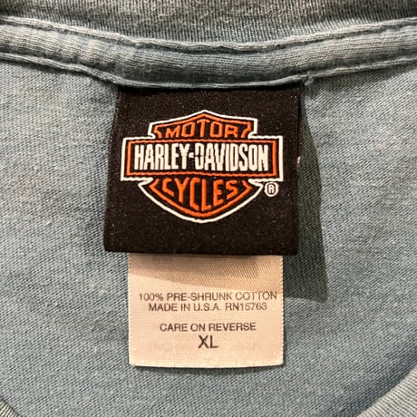 00s HARLEY-DAVIDSON "Tribal" プリントTシャツ