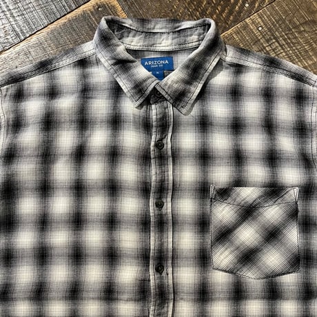 ARIZONA JEAN CO. ライトフランネルシャツ "Ombre Plaid"
