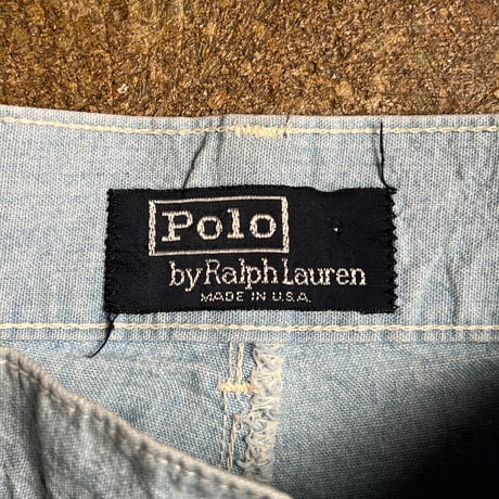 90s Polo by Ralph Lauren シャンブレーパンツ Made in USA