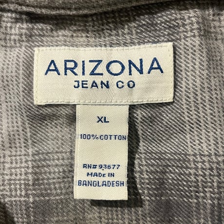 00s ARIZONA JEAN CO. ライトフランネルシャツ / "Ombre Plaid"