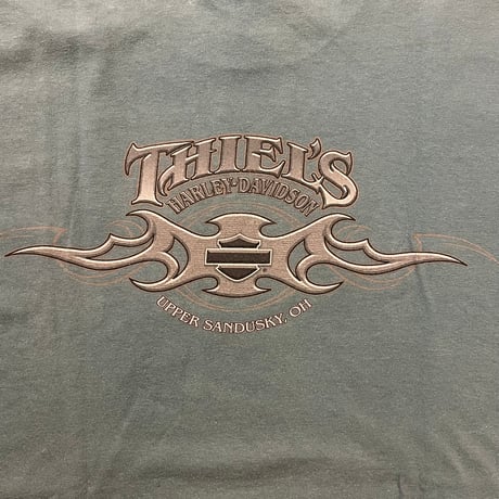 00s HARLEY-DAVIDSON "Tribal" プリントTシャツ