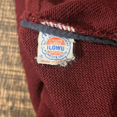 80s IZOD アクリルニットカーディガン