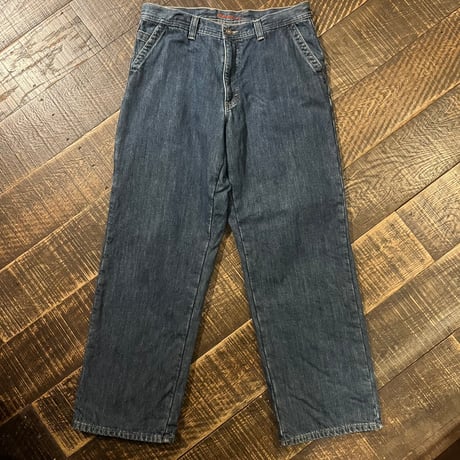 90s~ Eddie Bauer デニムペインターパンツ "Flannel Liner" W35×L32