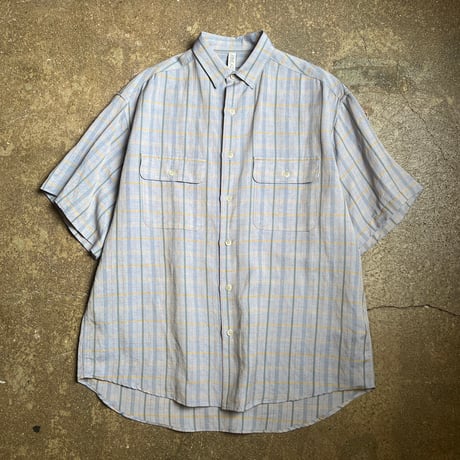 HEALTH Summer Shirts #5 HC24-501 水色格子