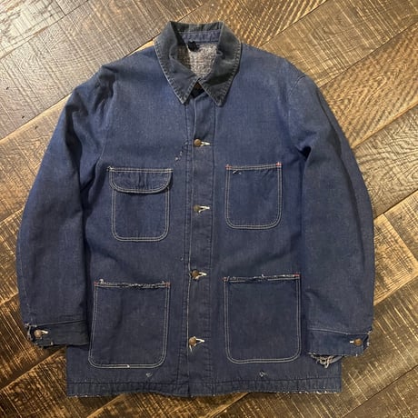 70s Wrangler デニムカバーオールジャケット "Blanket Liner"
