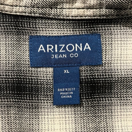 ARIZONA JEAN CO. ライトフランネルシャツ "Ombre Plaid"