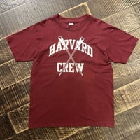 80s Champion "HARVARD CREW" プリントTシャツ