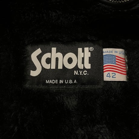 80s~ Schott シングルライダースジャケット