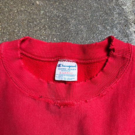 80s Champion Reverse Weave スウェット "ボロ"