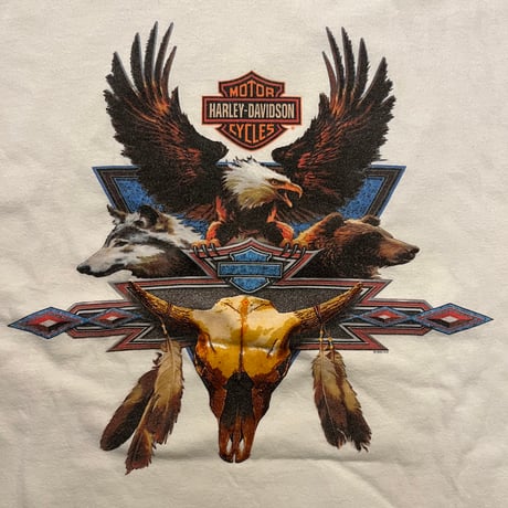 00s HARLEY-DAVIDSON "SNAKE" プリントTシャツ
