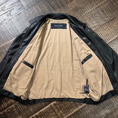 90s~ DOCKERS レザージャケット