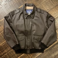 AIRBORNE LEATHERS "A-2タイプ" レザーフライトジャケット
