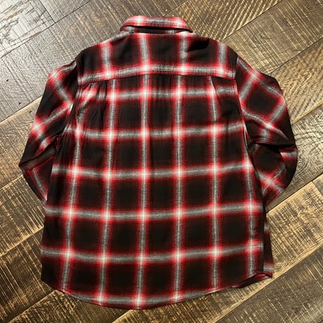 GEORGE ライトフランネルシャツ "Ombre Plaid"
