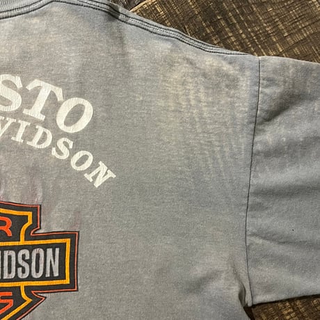 90s HARLEY-DAVIDSON "MODESTO, CA." プリントTシャツ / 3D EMBLEM